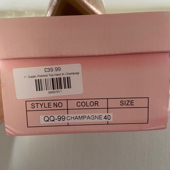 Champagne Stilettos Super Sexy Stylish beautiful quality - Picture 4 of 5